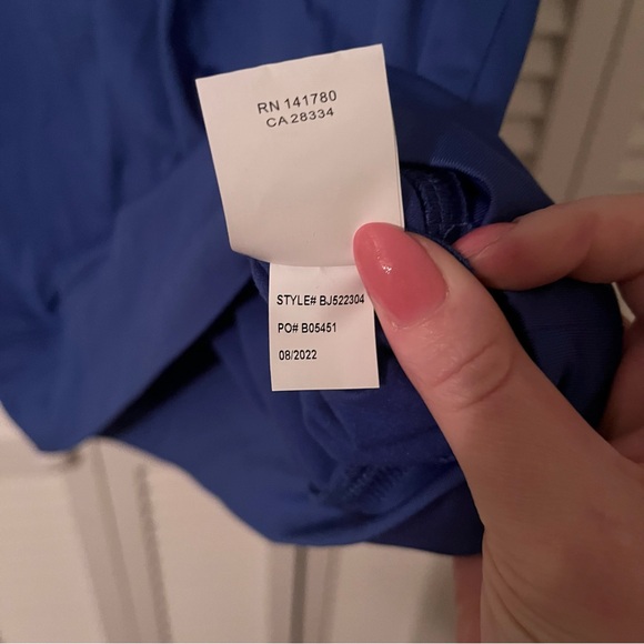 NWT Bobby Jones Performance Collection Navy Quarter Zip Vest Size Large - Picture 8 of 10